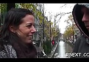 Jilted stud pays some amsterdam streetwalker for steaming sexual intercourse