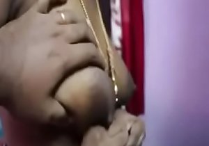 Simmering Matured Tamil Housewife dressing infront of hubby 4957