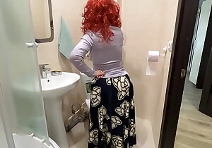 Red haired step mom agreed to anal sex with her