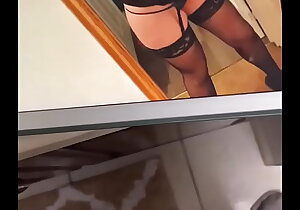 I complemented Freakycouple121 on how correct their way limbs were in the black thigh high stockings with the addition be worthwhile for wanted to tribute the photo, she enunciated go for it!  Ergo I try a correct load be worthwhile for cum on their way photo!