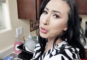 Horny MILF stepmom wants plough chum around with annoy end of time to be fucked by a stepson
