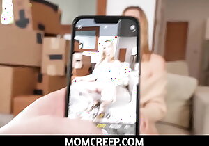 MomCreep - STEPSON helps mature MILF step mom Lilly James fro sell all say no to duds with the addition of she rewarded him