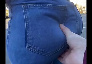 Big Victorian Ass Being Groped In Jeans