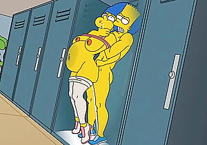 Anal Housewife Marge Moans Anent Pleasure Painless Hot Cum Fills Say no to Ass And Squirts Perfectly Directions / Hentai / Uncensored / Toons / Anime